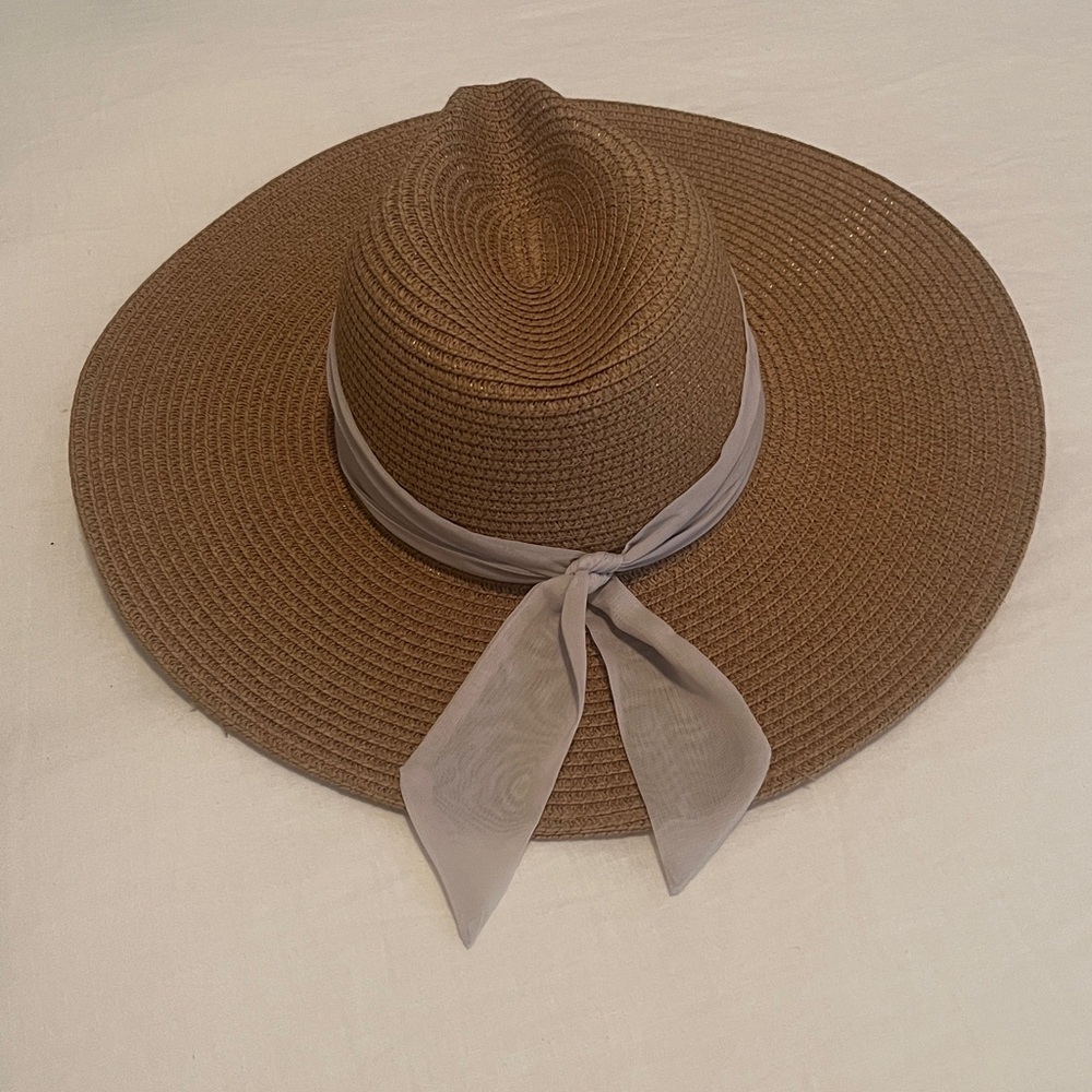 Vince Camuto Tan Woven Hat